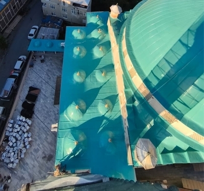 Uşak Cami Kurşun Kaplama, Kubbe Bakımı ve Kurşun Temizliği